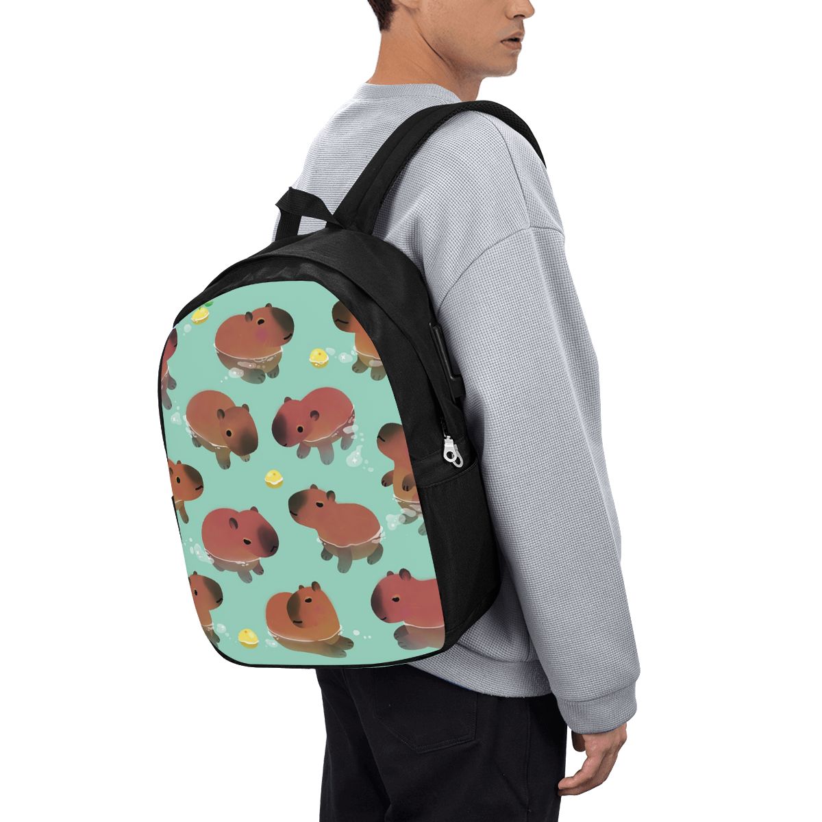 Capybara Animal Pattern Backpa - огляд і ціна Womens Backpack