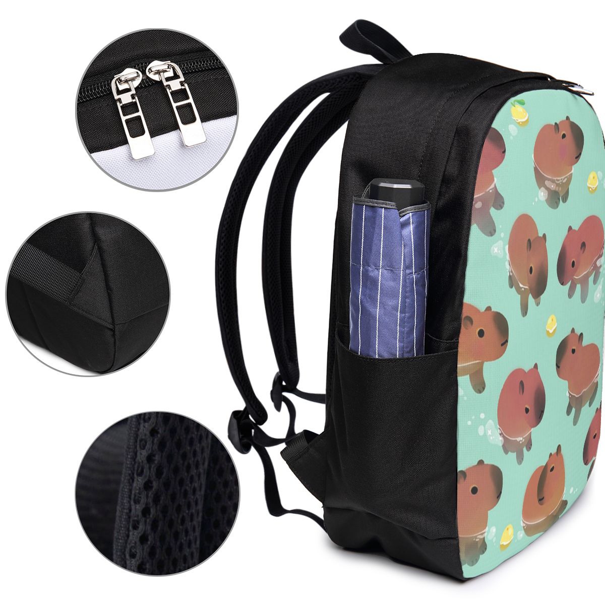 Capybara Animal Pattern Backpa - огляд і ціна Womens Backpack