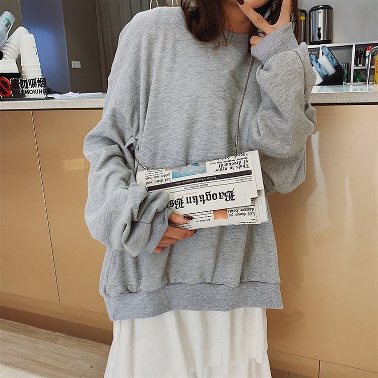 Newspapers modeling day clutch - огляд і ціна Flap Bag Envelope