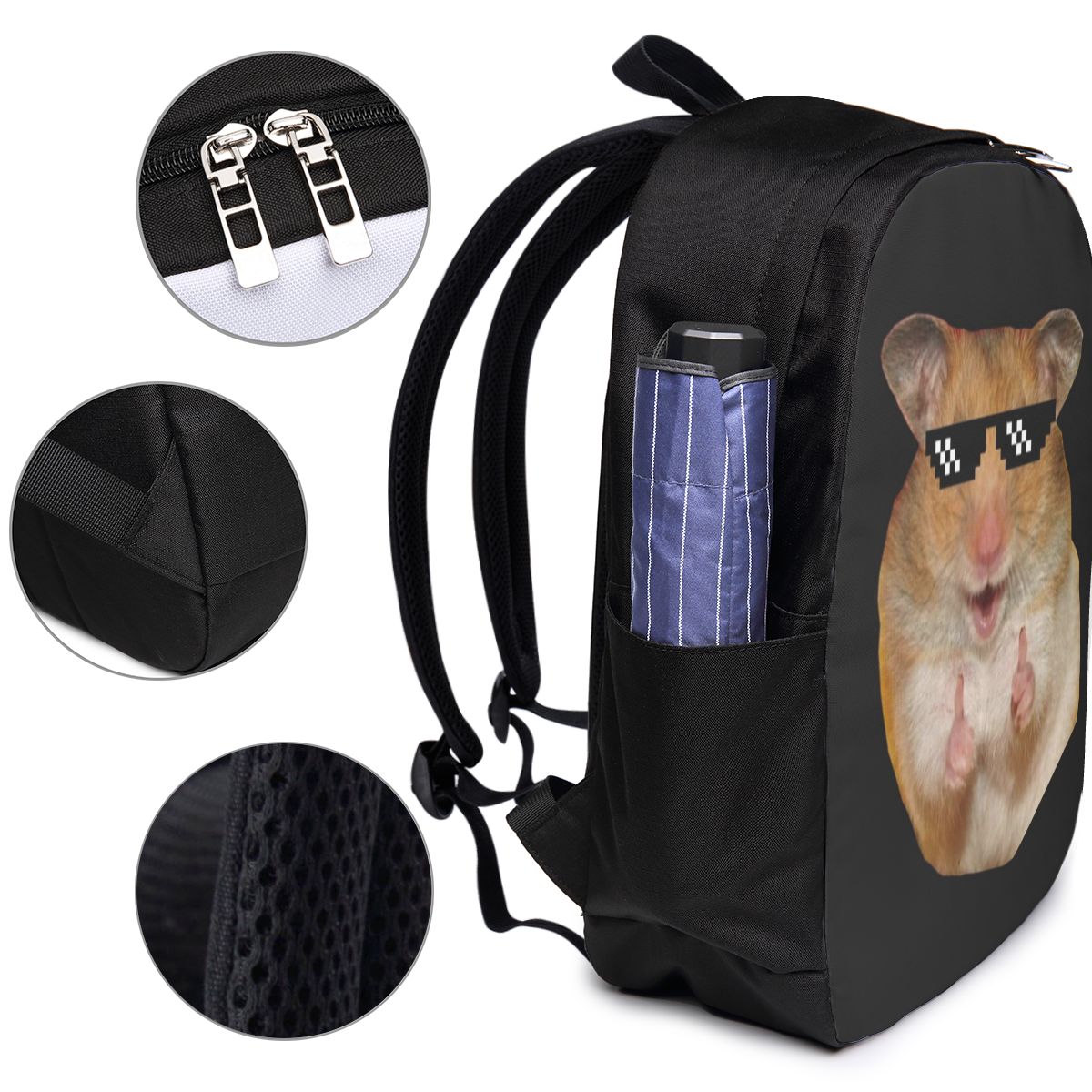 Funny Hamster Backpack Travel  - огляд і ціна Womens Backpack