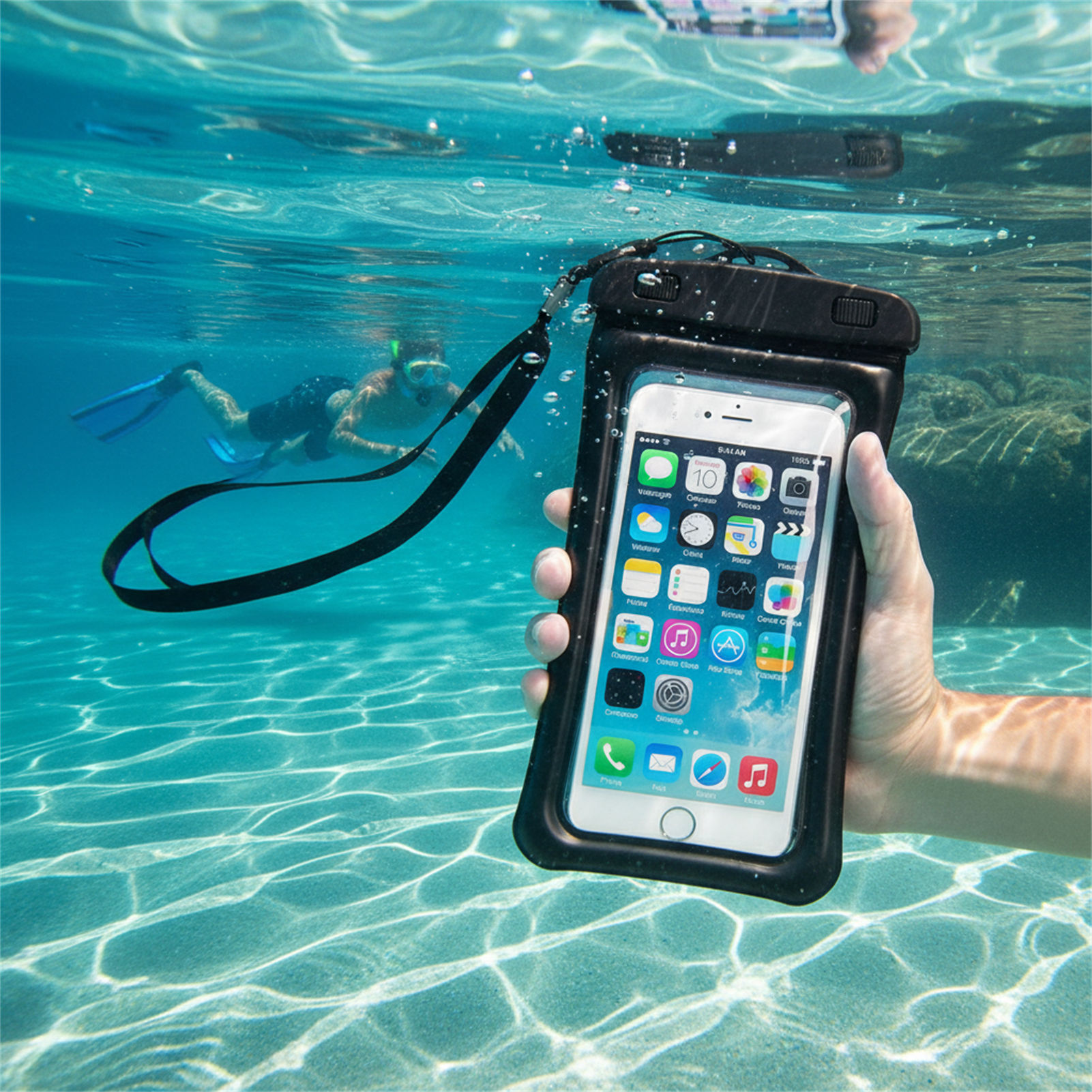 Blue Black Waterproof Phone Ba - огляд і ціна Women Bags Waterproof
