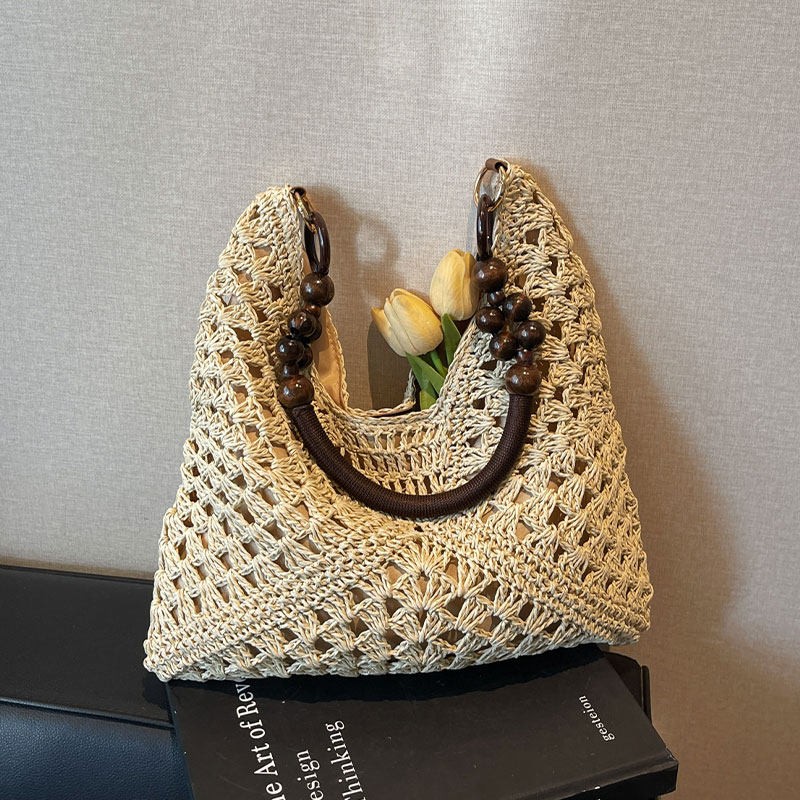 Beach Vacation Style Large Cap - огляд і ціна Woven Straw Bag