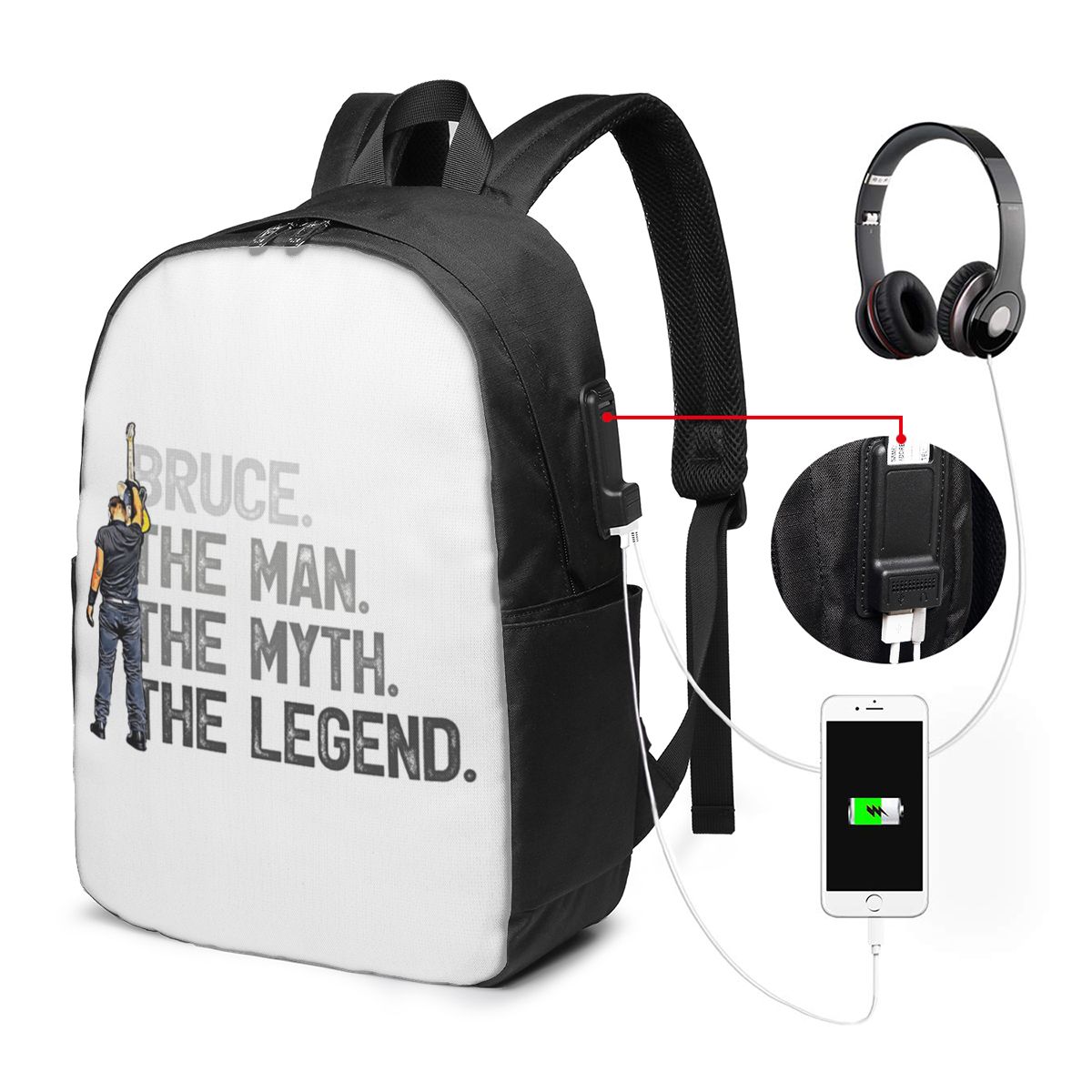 Bruce Springsteen Backpack Tra - огляд і ціна Womens Backpack