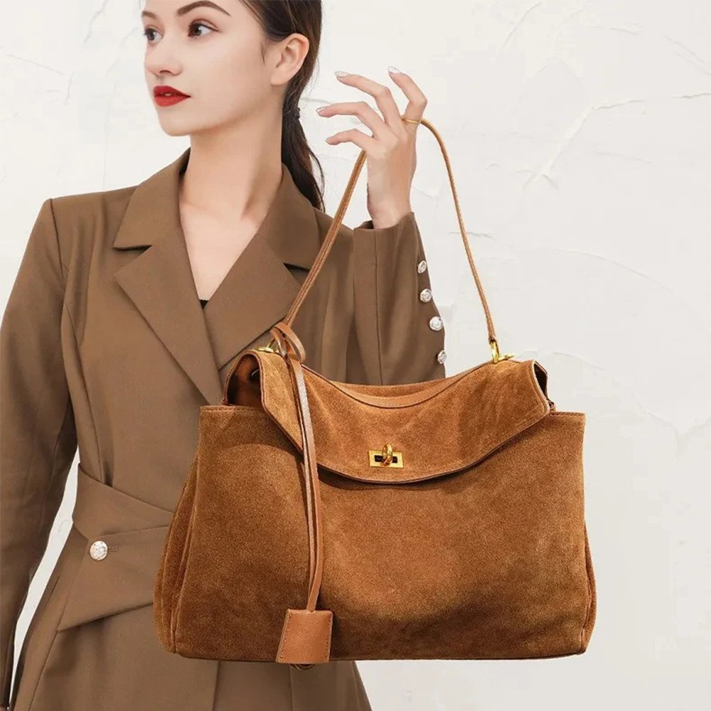 Autumn Winter Women's Suede ge - огляд і ціна Women'S Tote Bags Designer