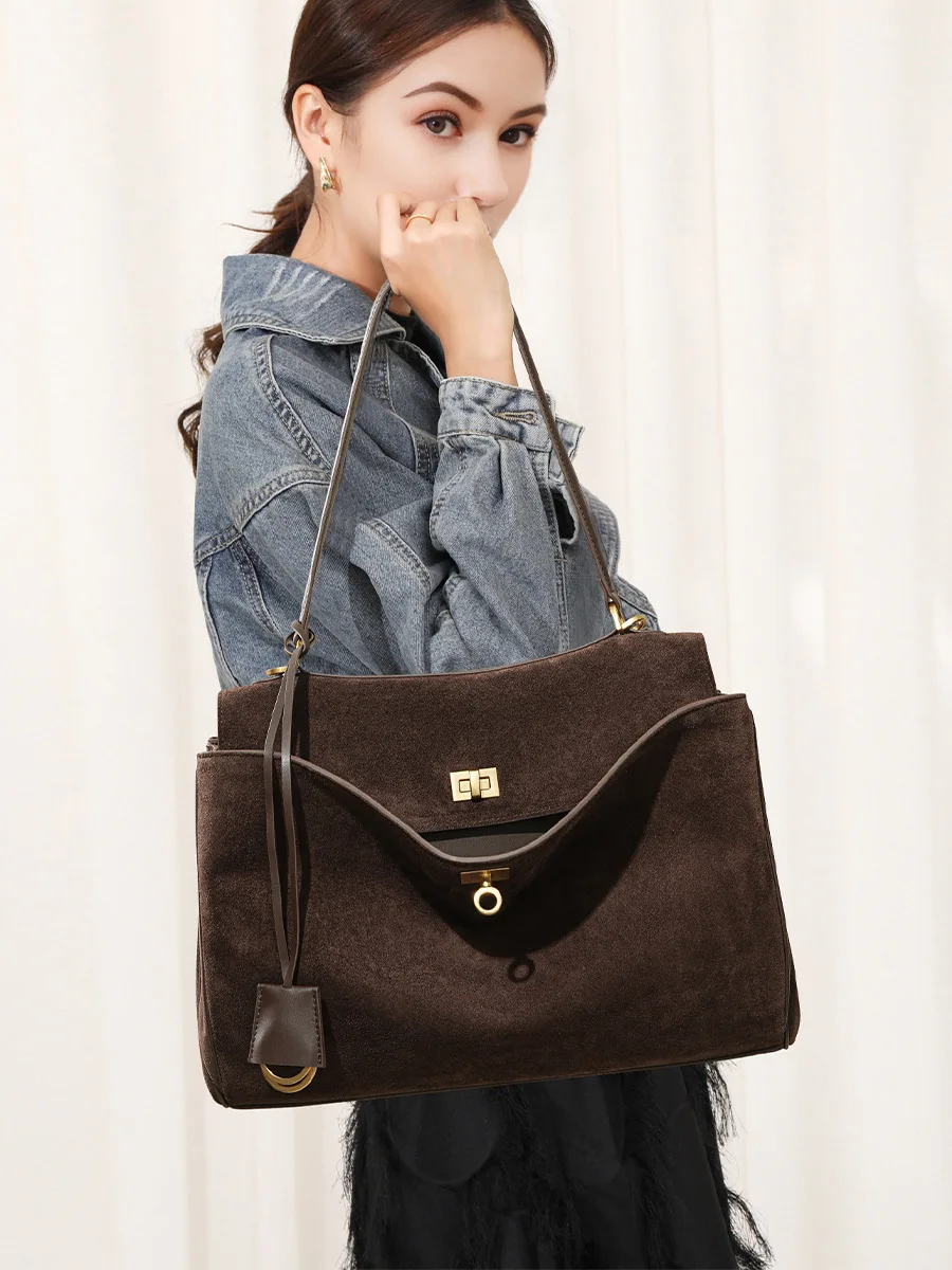 Autumn Winter Women's Suede ge - огляд і ціна Women'S Tote Bags Designer
