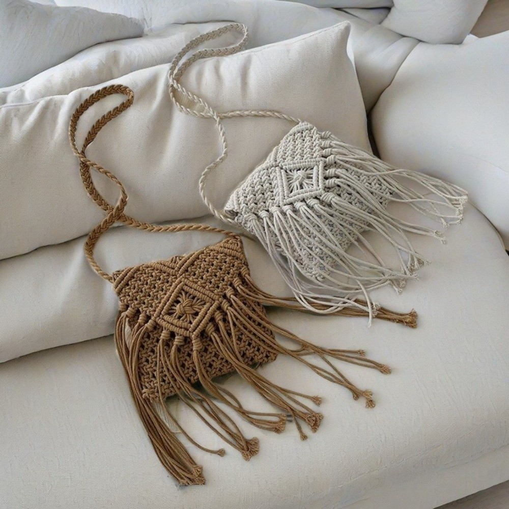 Ethnic Style Woven Straw Bag S - огляд і ціна Woven Straw Bag