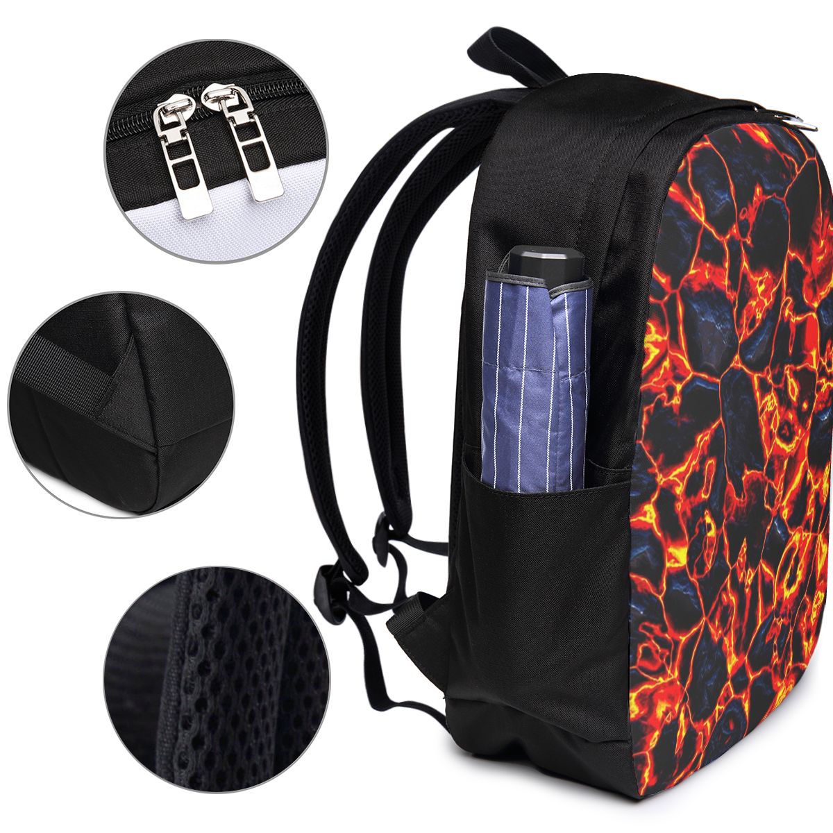 Magma Volcano Lava Fire Backpa - огляд і ціна Women'S Bag