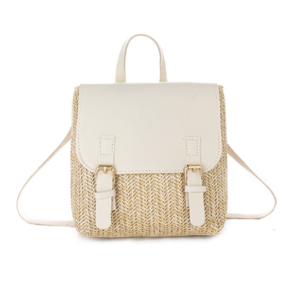 Versatile Bag PU Leather Straw - огляд і ціна Woven Straw Bag