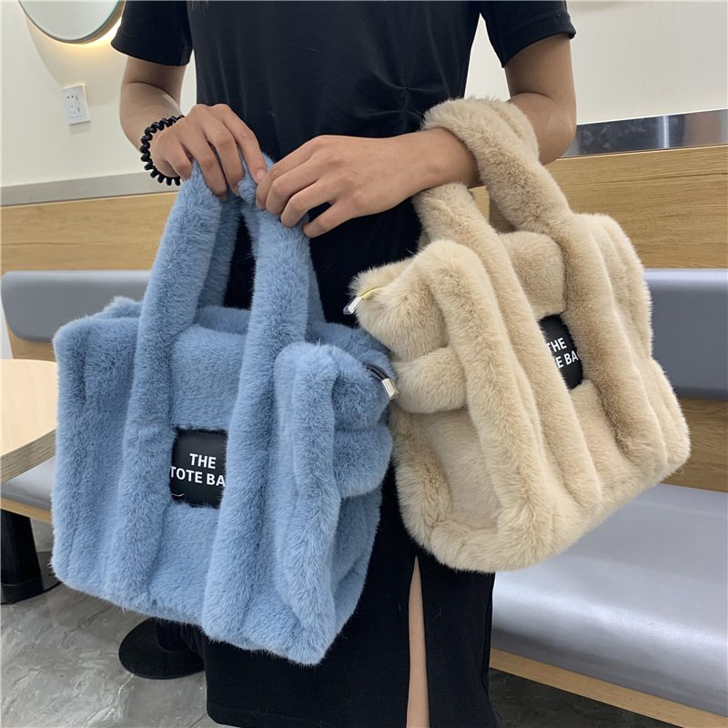 Winter Women Faux Fur  Plush T - огляд і ціна Women'S Tote Bags Designer