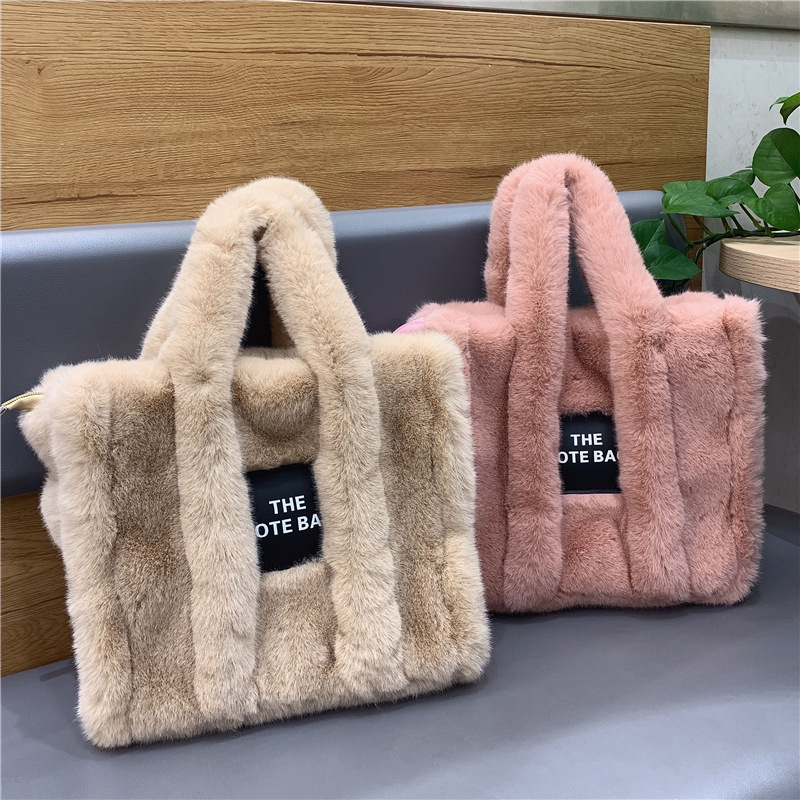 Winter Women Faux Fur  Plush T - огляд і ціна Women'S Tote Bags Designer