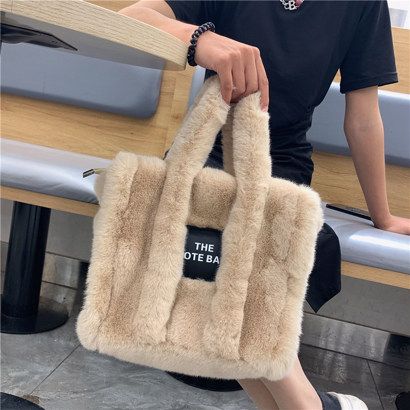 Winter Women Faux Fur  Plush T - огляд і ціна Women'S Tote Bags Designer