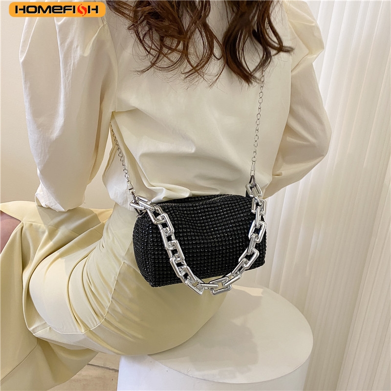 HOMEFISH Sparkling Rhinestone  - огляд і ціна Mini Purse Chain