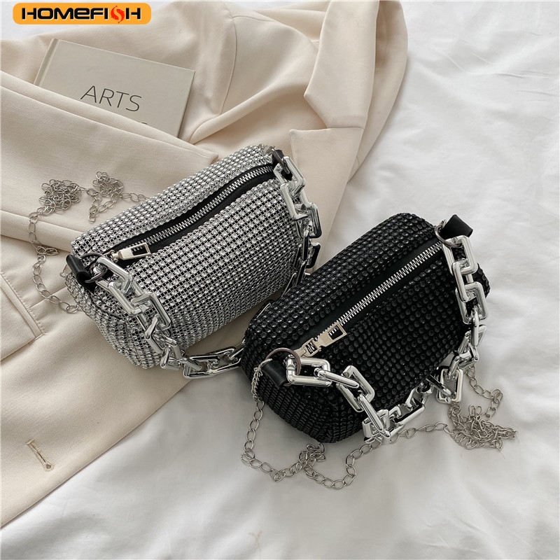HOMEFISH Sparkling Rhinestone  - огляд і ціна Mini Purse Chain
