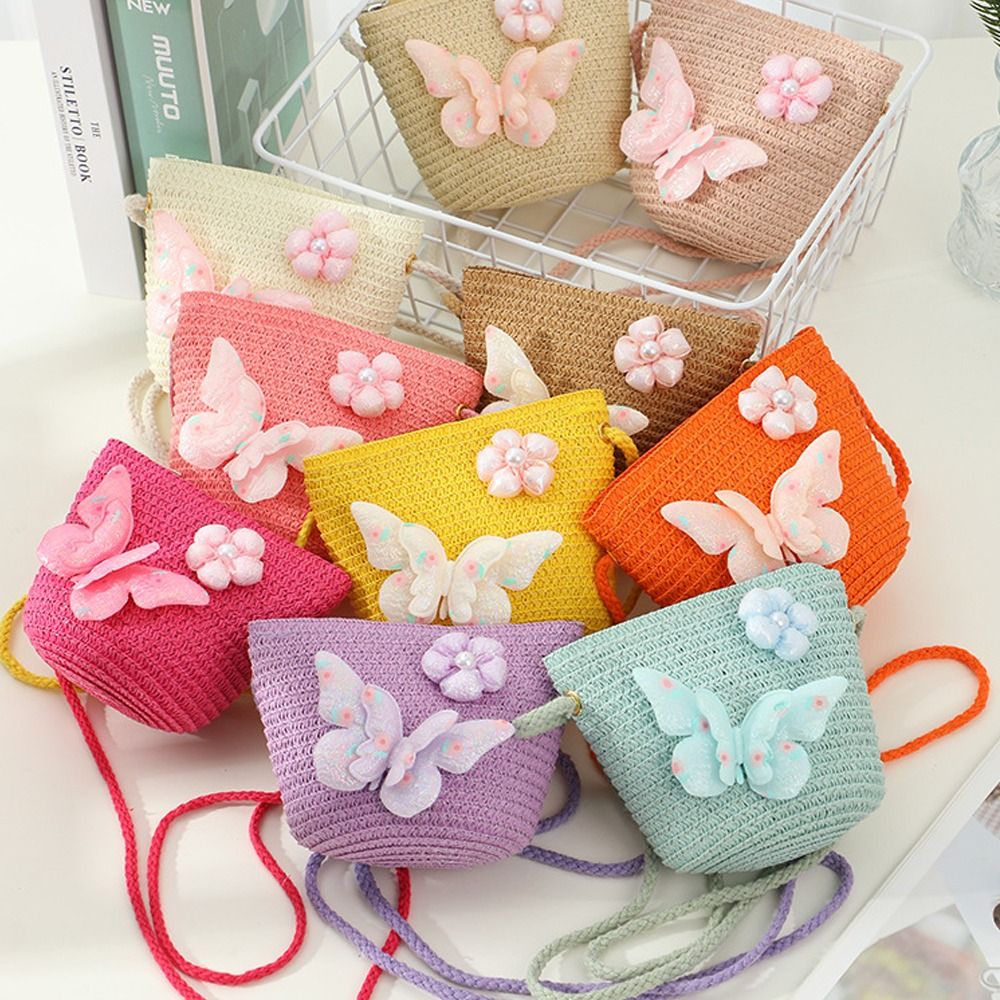Creative Handmade Kids Straw B - огляд і ціна Woven Straw Bag