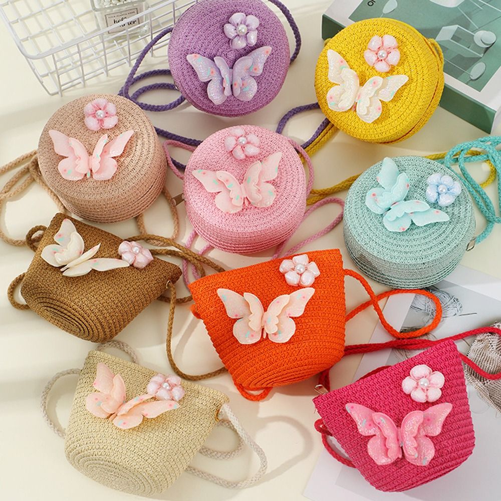 Creative Handmade Kids Straw B - огляд і ціна Woven Straw Bag