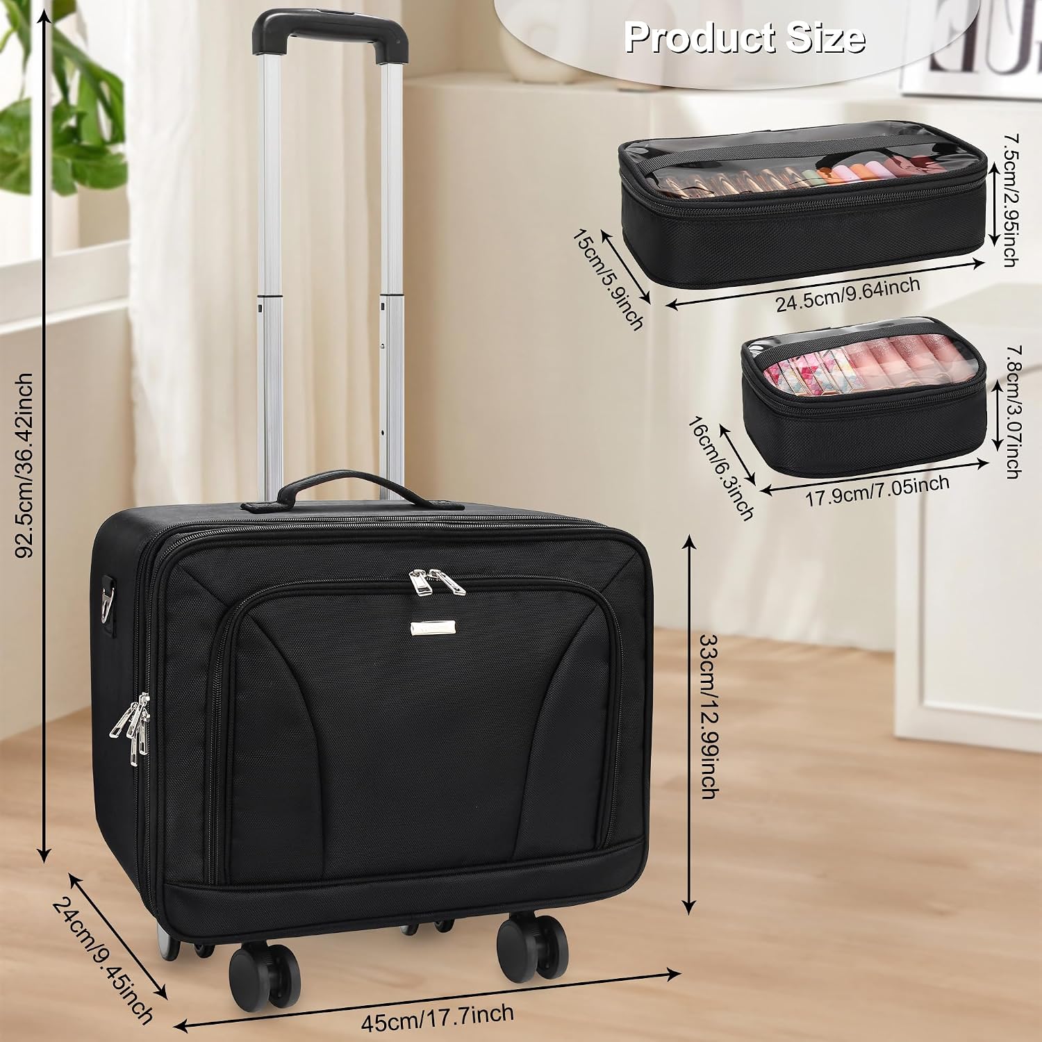 Extra Large Rolling Makeup Tra - огляд і ціна Women'S Bag