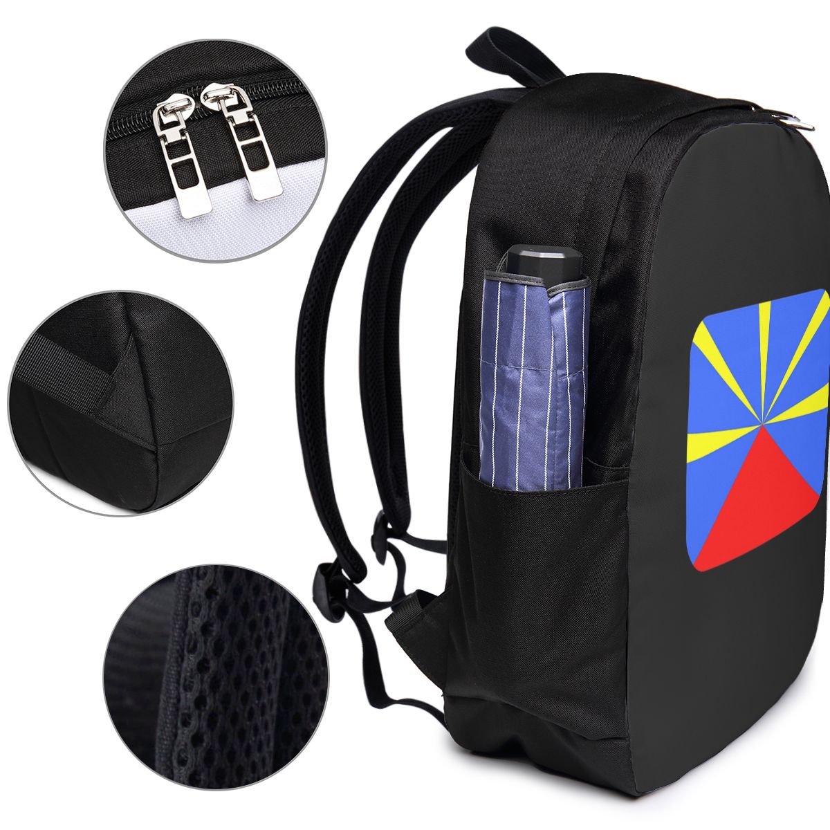 974 Reunion Island Flag Backpa - огляд і ціна Womens Backpack