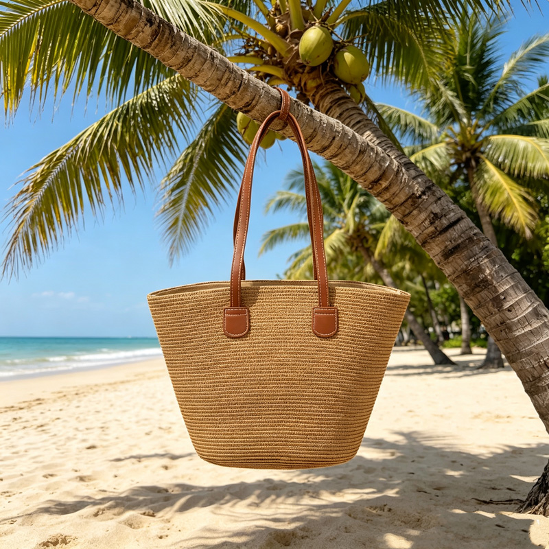 CLAREGQI  Women's Solid Color  - огляд і ціна Woven Straw Bag