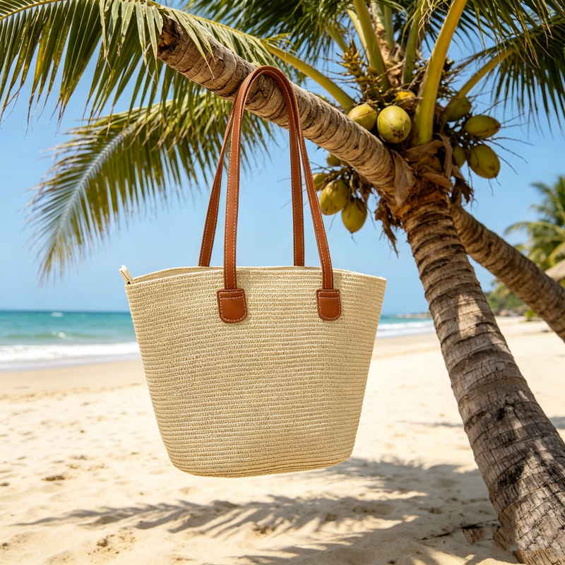 CLAREGQI  Women's Solid Color  - огляд і ціна Woven Straw Bag