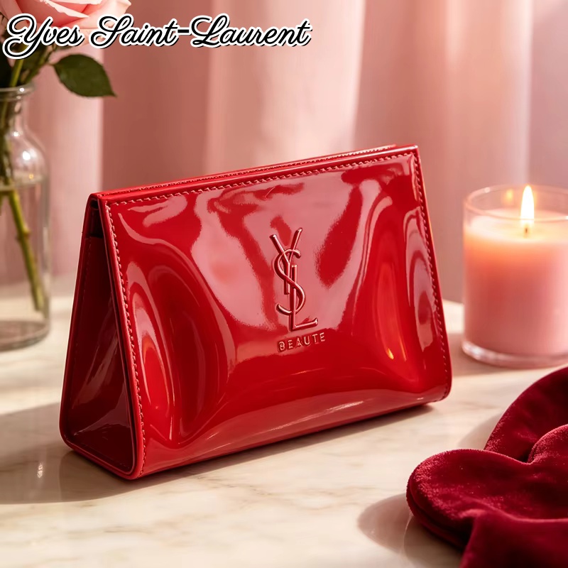 YSL Red Patent Leather Zipper  - огляд і ціна Women Bags Ysl