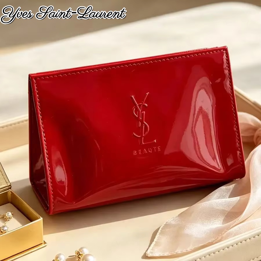 YSL Red Patent Leather Zipper  - огляд і ціна Women Bags Ysl