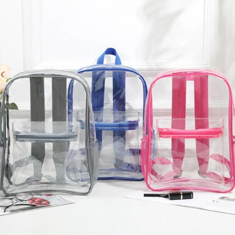 Transparent PVC Backpack Outdo - огляд і ціна Women Bags Waterproof