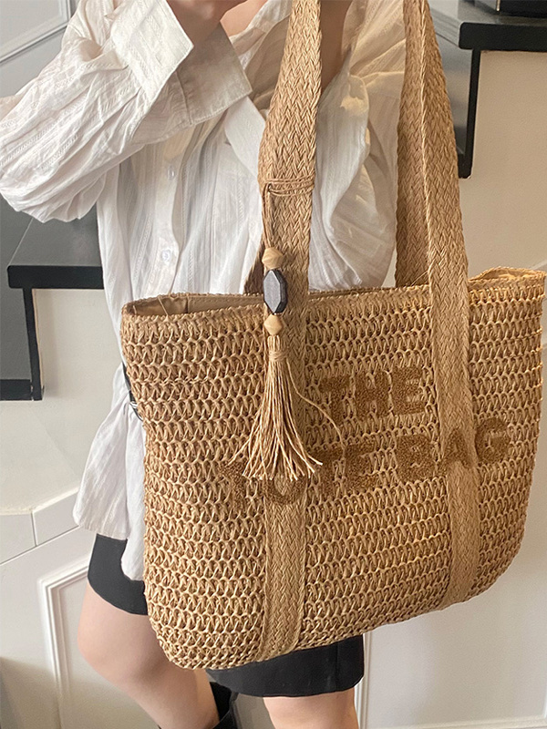 Summer Beach Travel Large Capa - огляд і ціна Woven Straw Bag