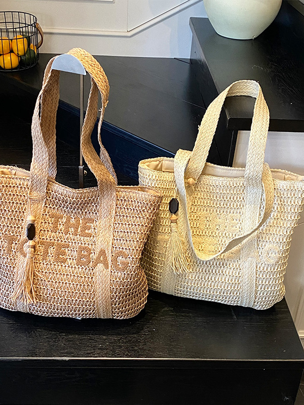 Summer Beach Travel Large Capa - огляд і ціна Woven Straw Bag