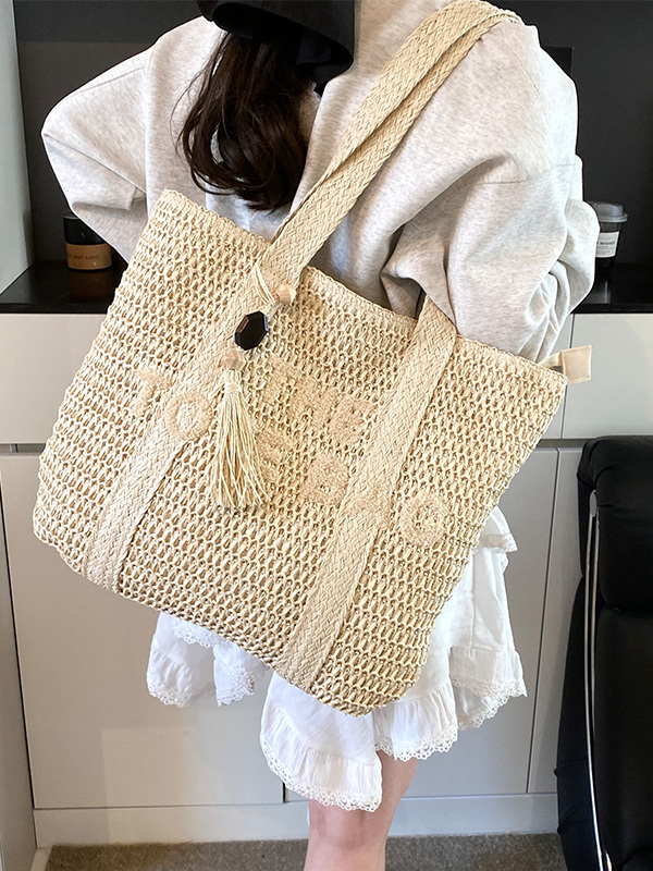 Summer Beach Travel Large Capa - огляд і ціна Woven Straw Bag
