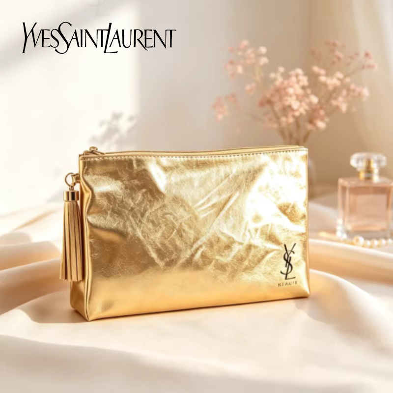 YSL Golden Cosmetic Bag, Porta - огляд і ціна Women Bags Ysl