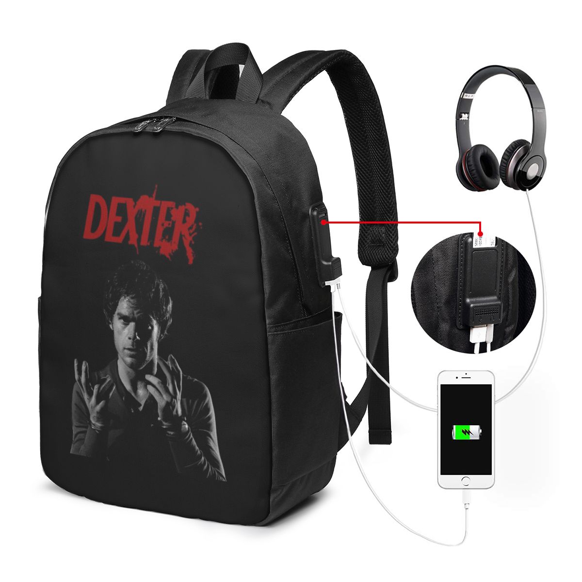 Movie Dexter Morgan Backpack T - огляд і ціна Womens Backpack