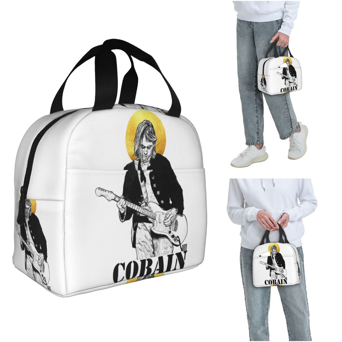 Kurt Cobain Insulated Lunch Ba - огляд і ціна Women Bags Kurt