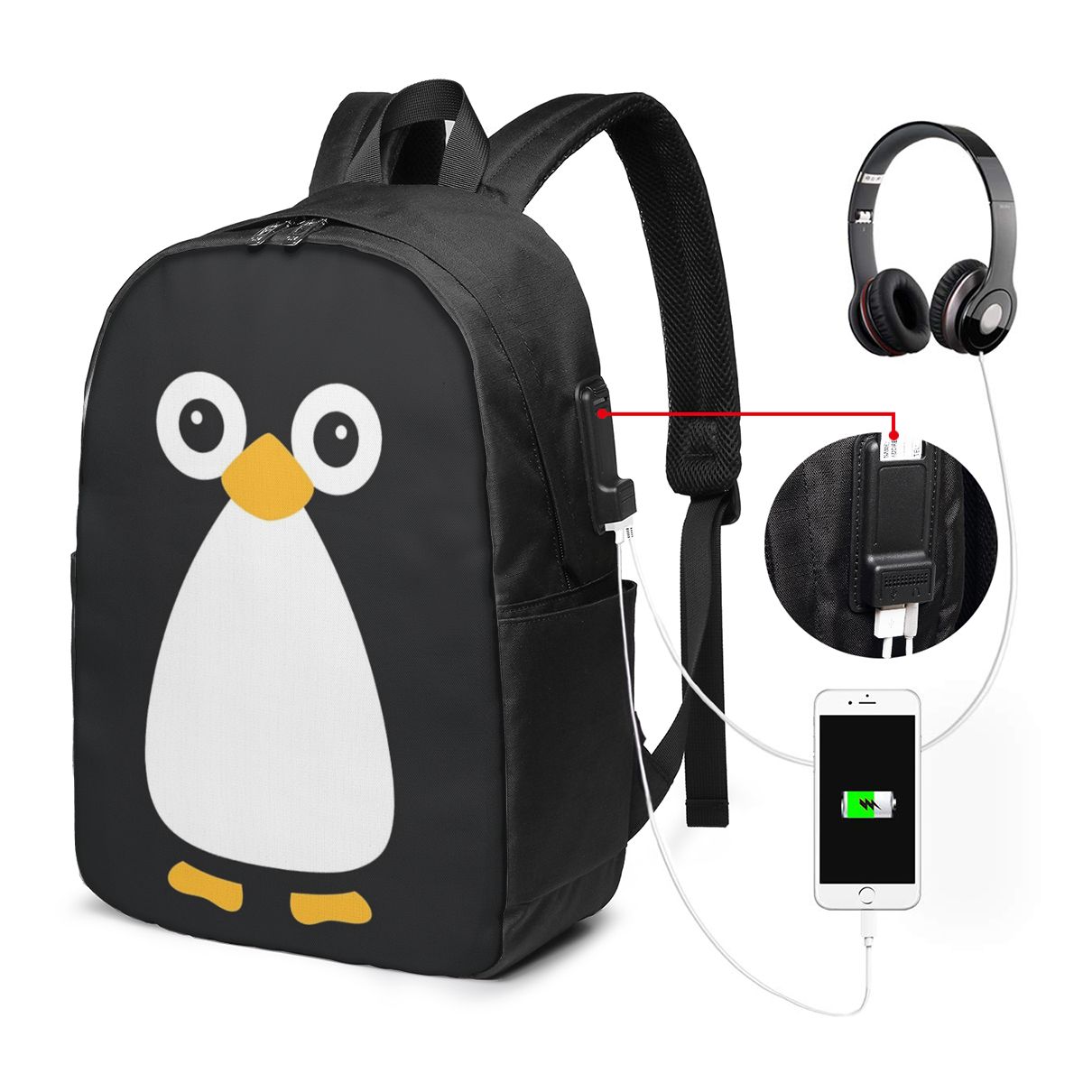 Cute Vector Penguin Backpack T - огляд і ціна Women'S Bag