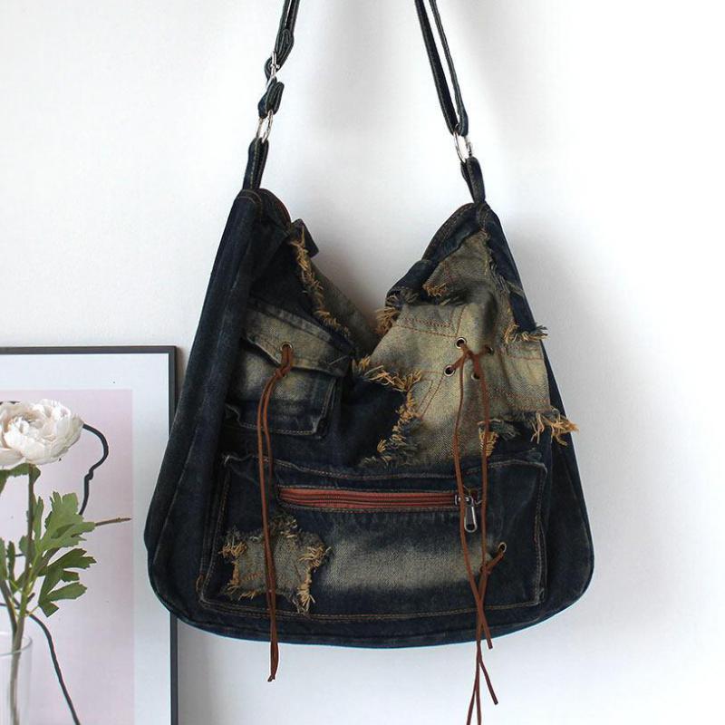 Y2k Wasteland Stray Retro  Den - огляд і ціна Women Bags Jeans